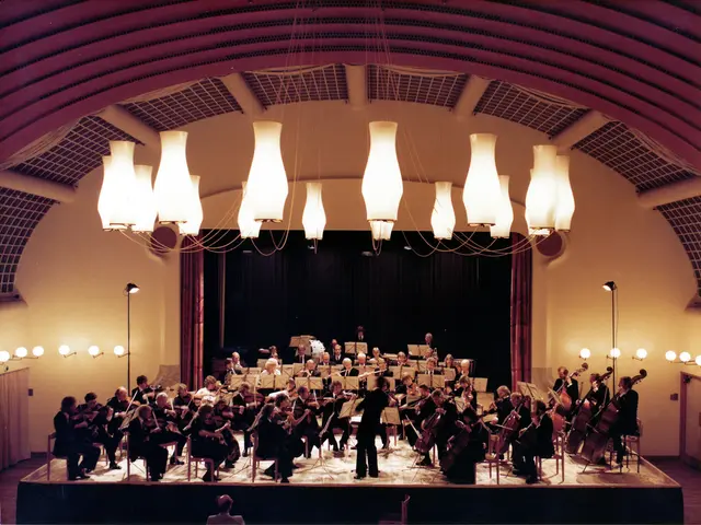 "Orchestral Musicians Donning Unique Attire: Sound-Body Gowns"