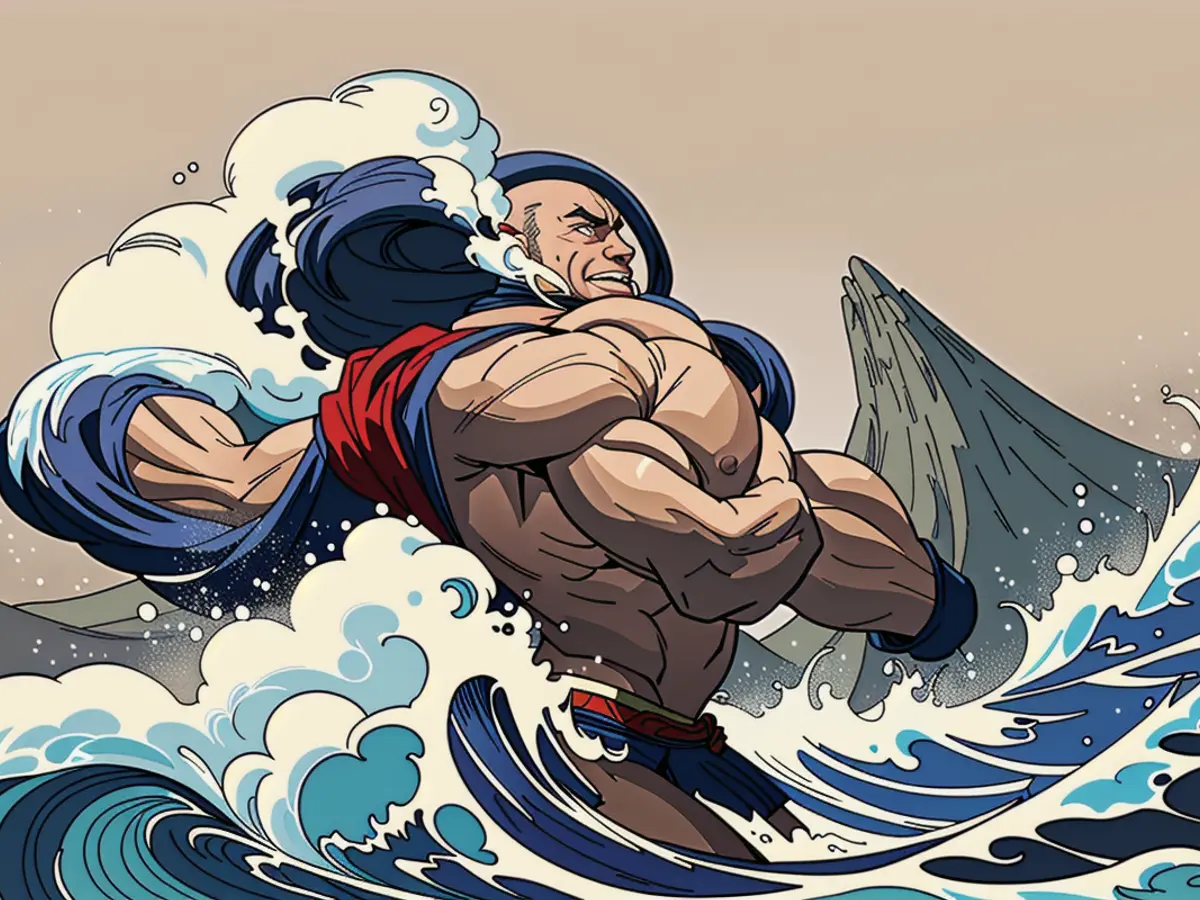 Title: Riding the Wave: Hokusai's Iconic Masterpiece