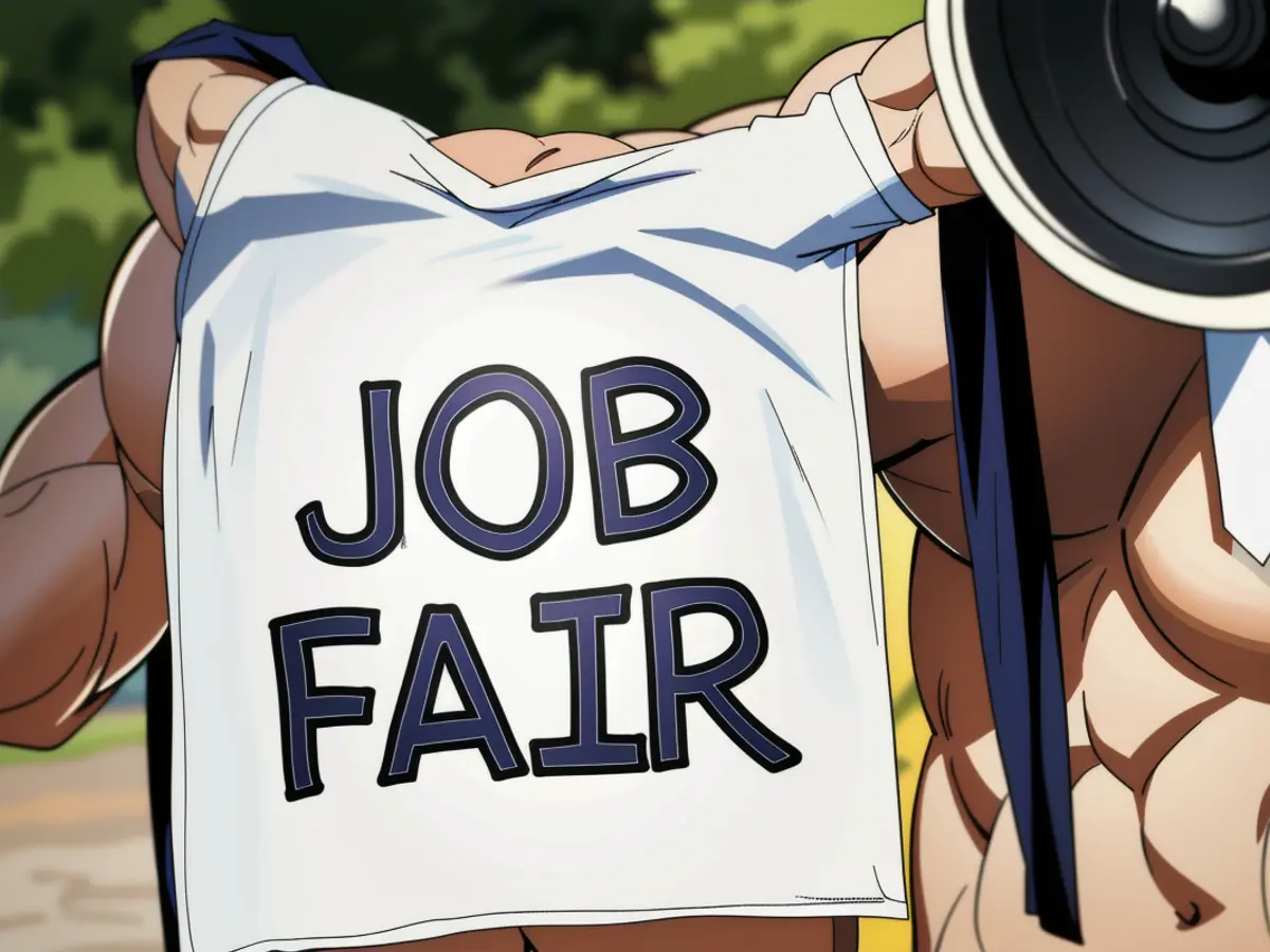 Description of image: Man wielding a firearm, standing in a crowded protest, surrounded by people demonstrating with signs and banners. Labor Day job fair held on May 1, 2025, announced Cebu City Mayor Raymond Alvin Garcia, revealing several job opportunities within the city.